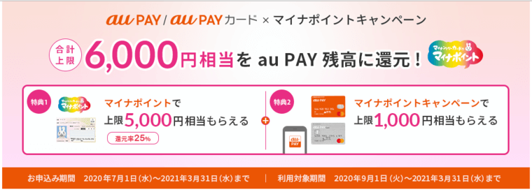 au Payマイナスポイント