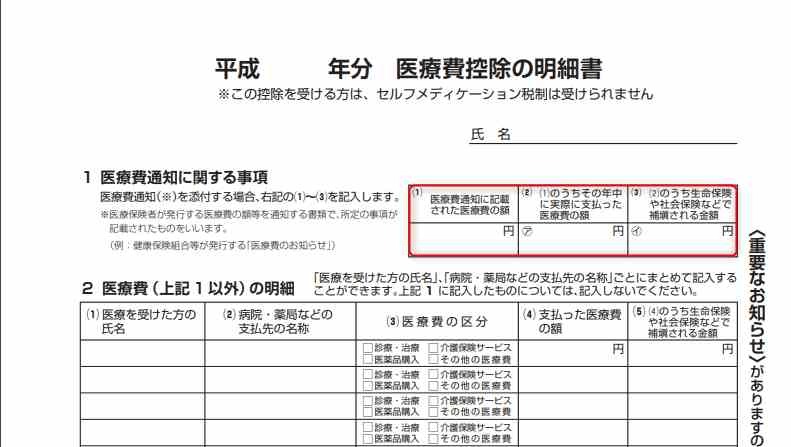 費 の 明細 書き方 医療 控除 書 医療費控除の明細書【書き方・記入例】明細書の作成方法